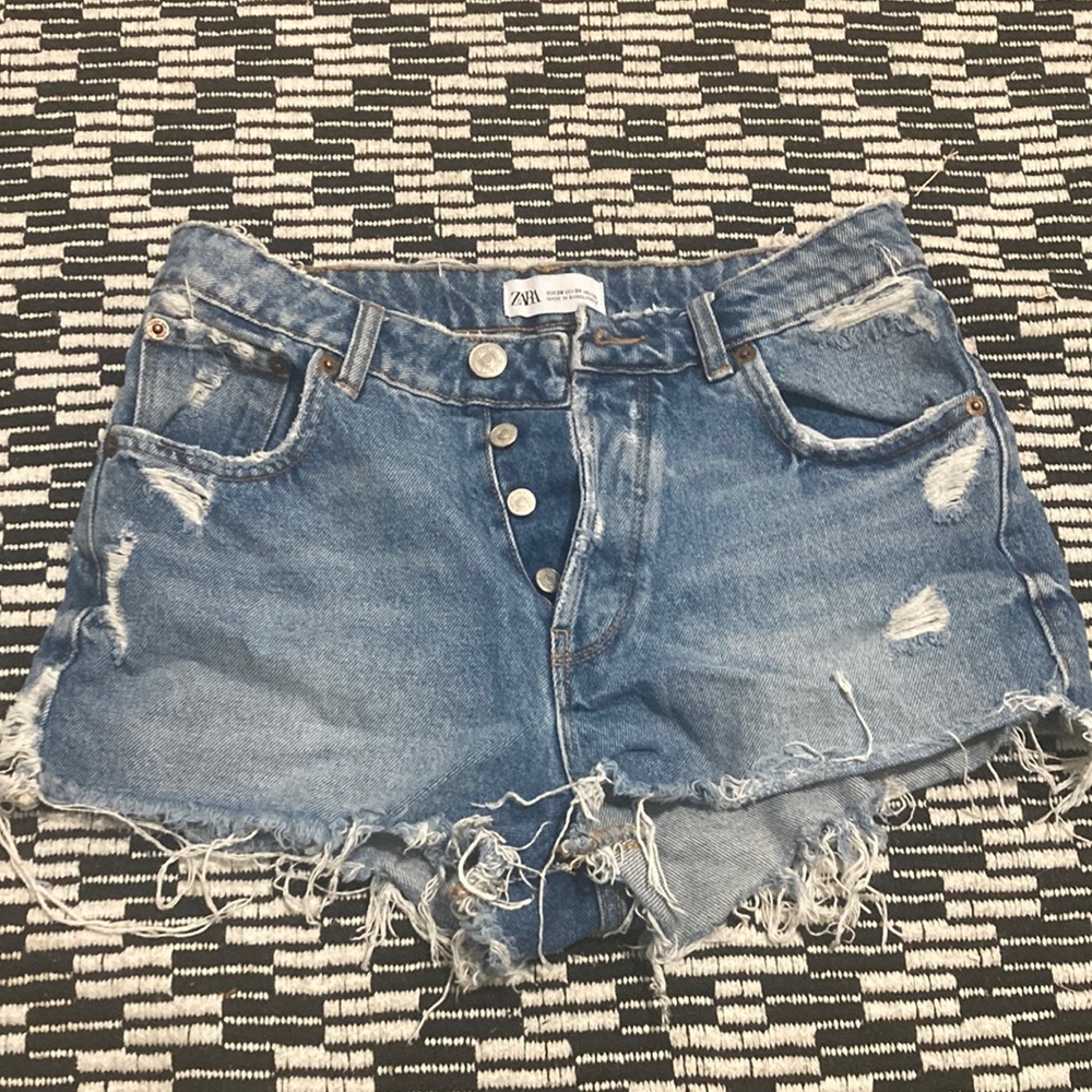 Zara denim shorts